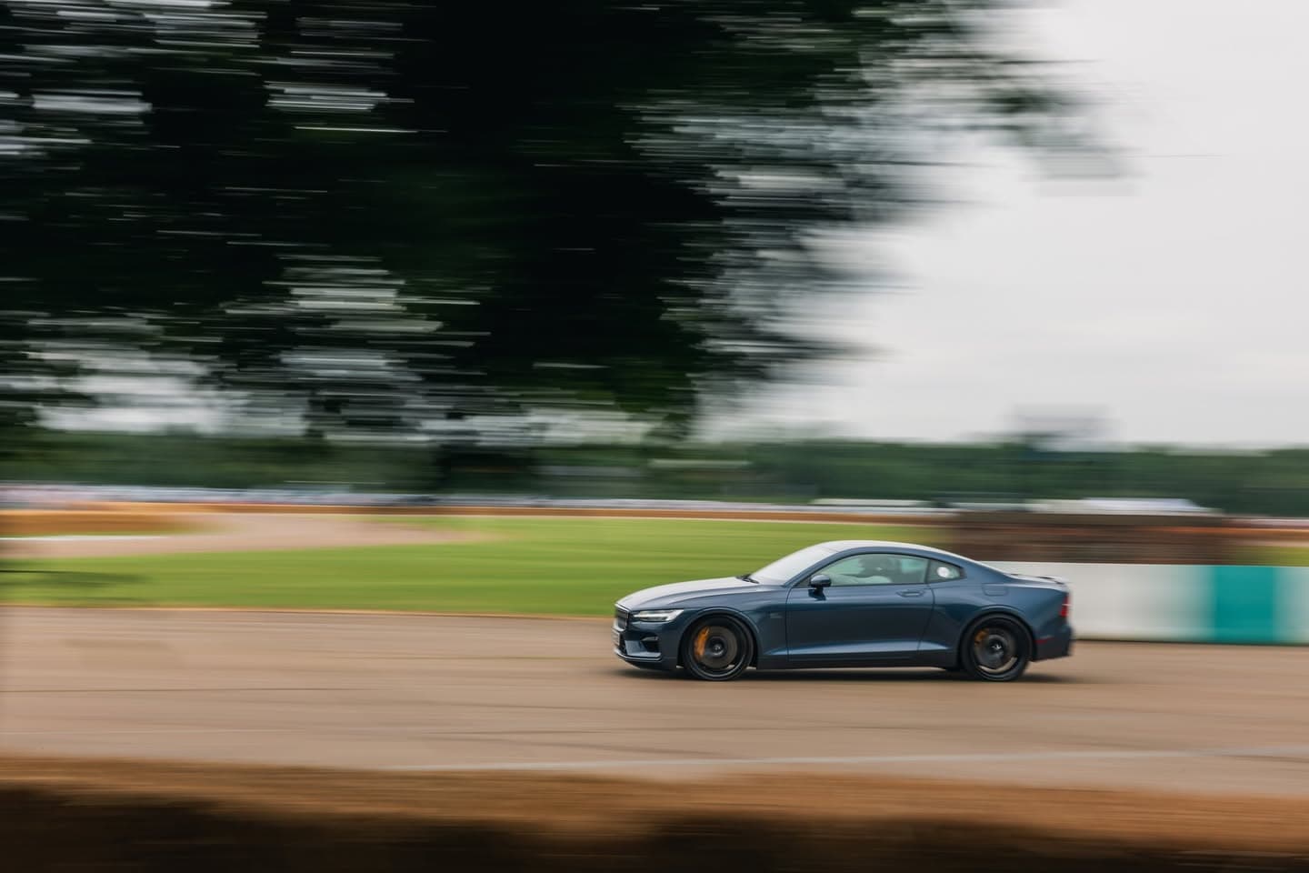 Polestar on track at Bicester Heritage Flywheel — Carswells support